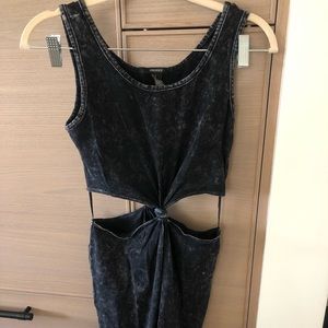 Forever 21 Tie Dye Cut Out Dress